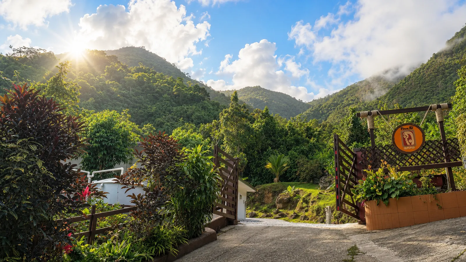 Finca Ki’ property in the mountains of Naguabo
