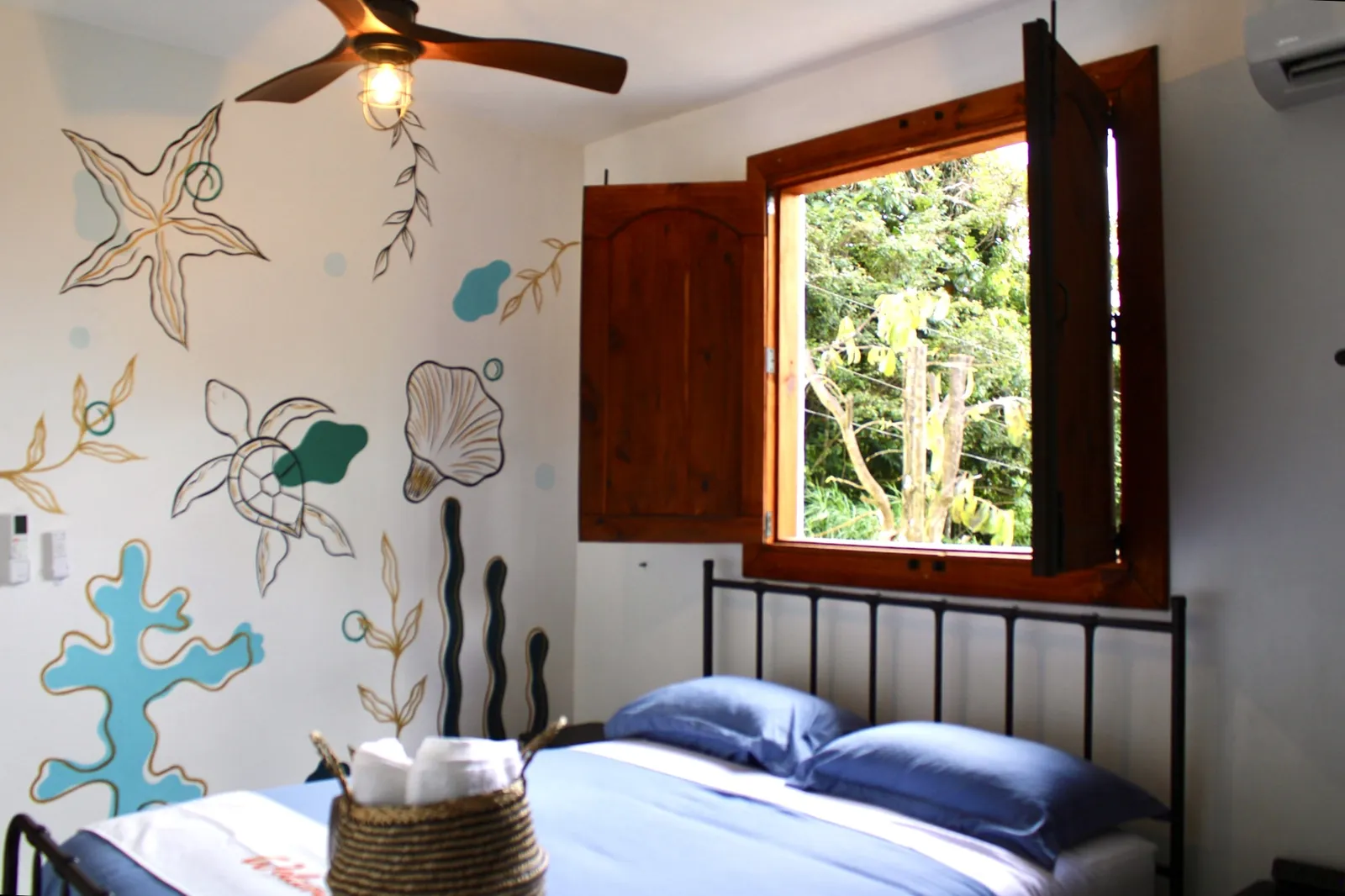 Newly built guest room at Finca Ki’